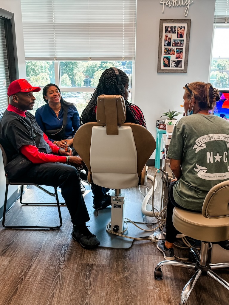 The Best Orthodontics team. The orthodontist working with braces and invisalign in Concord, North Carolina. This is near Kannapolis, Charlotte, Harrisburg, and Huntersville.